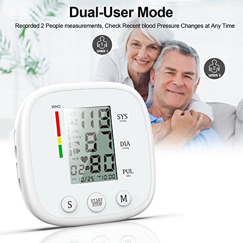 Ikza Arm Blood Pressure Monitors - Upper Blood Pressure Machine With Voice Broadcasting/Adjustable Cuff Digital Automatic Monitor, 180 Sets Memory Large Display Screen For Home Use #TOP4