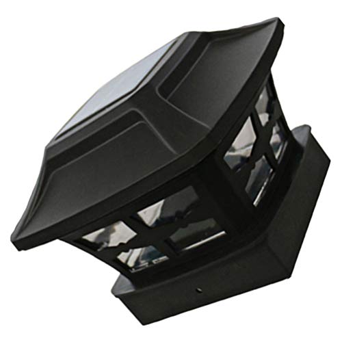 Mobestech Solar Post Cap Lights Outdoor Outdoor Outdoor Impermeável Lâmpada para deck, pátio, jardim