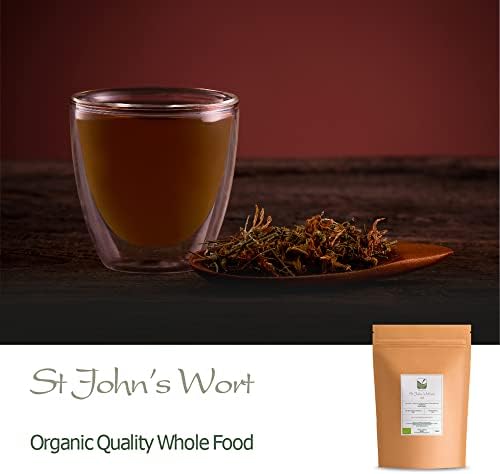 Saint Jhon's Wort Organic Herb - Hypericum Perforatum - St Jhons Wart - Jhon 100g
