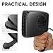 Car Heater, Portable Electronic Auto Fan Heater 12V 200W 2 in 1 Heating/Cooling Function Fast Heating Car Defrost Defogger, Black