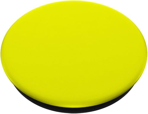 Miniatura 2 de PopSockets Agarre para teléfono con soporte expansible - PopSockets amarillo neón intercambiable PopGrip