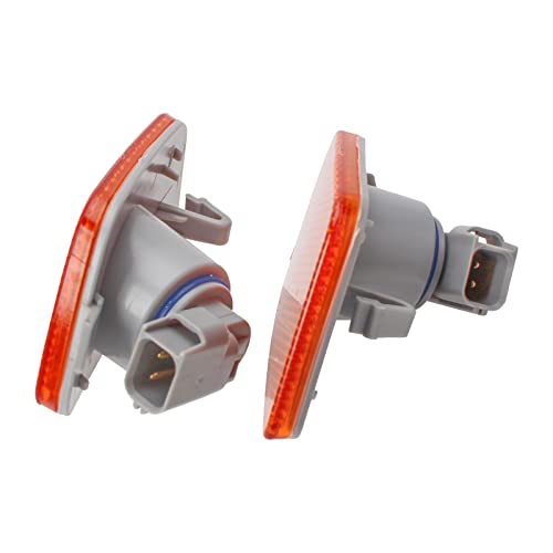 Motoall Front Bumper Reflector Side Marker Light Assembly For Chevy Cruze 2011-2015, R&L #TOP5