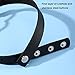 Clyhon Damen Halsband Set, 2 Stücke Einstellbar Kragen Choker, Schwarz Vintage Gothic Punk Rock, PU Leder