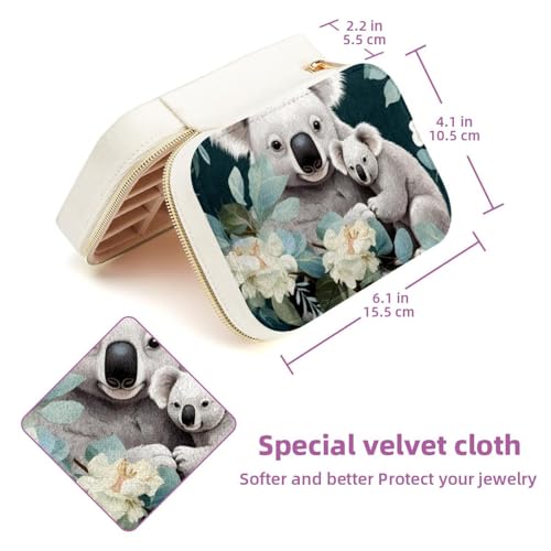 Boîte à bijoux koala sur votre coiffeuse pour trier vos bagues - 6