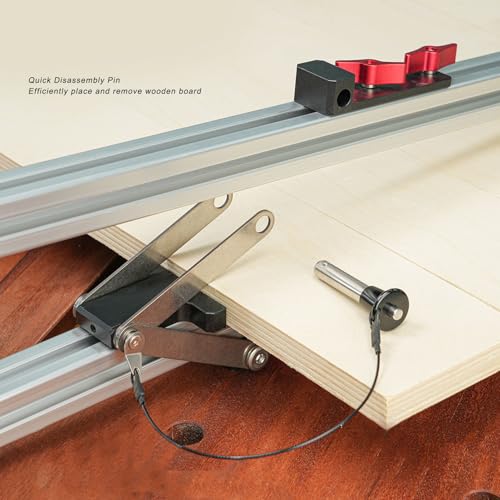 Abrazaderas de panel de 4 vías ajustables y robustas para proyectos de carpintería y muebles 4