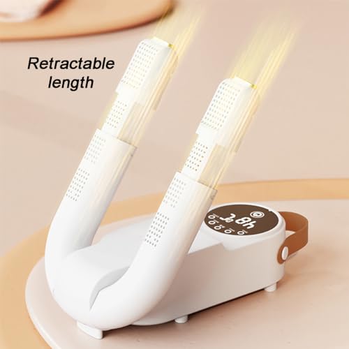 Secador de botas portátil con panel inteligente LED miniatura 4