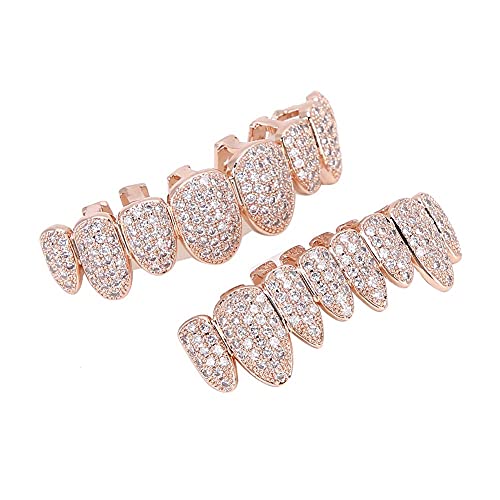 Grelhas para seus dentes, joias de prata para crianças com dentes de hip hop presente de festa de Ha