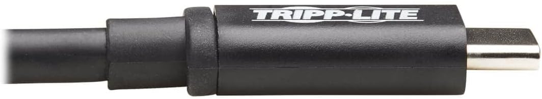 TRIPP LITE Thunderbolt 3 Passive Cable, USB-C and Thunderbolt 3 Compatible, 40 Gbps, 5A 100W Power Delivery, 4K/60 Hz, .5m 1.6 ft. (MTB3-00M5-5A-B)