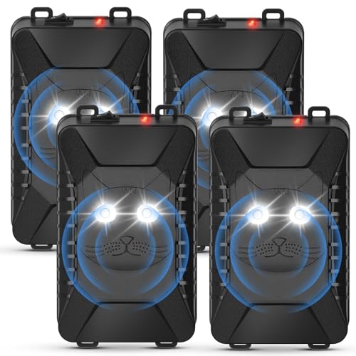 2026 Upgraded Rodent Repellent for Car Engines, Ultrasonic Mouse Repellent Plug-in, Battery Operated Car Rodent Repellent Under Hood, Keep Mice Rat Squirrel Out of Car, Attic, Garage, Barn,4 Pack