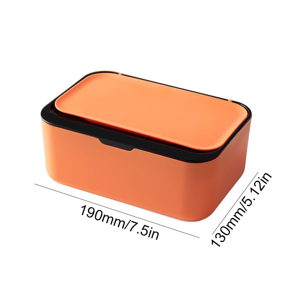 Distributeur de lingettes humides, boîte de rangement pour lingettes humides pour bébé pour la maison et le bureau (D)