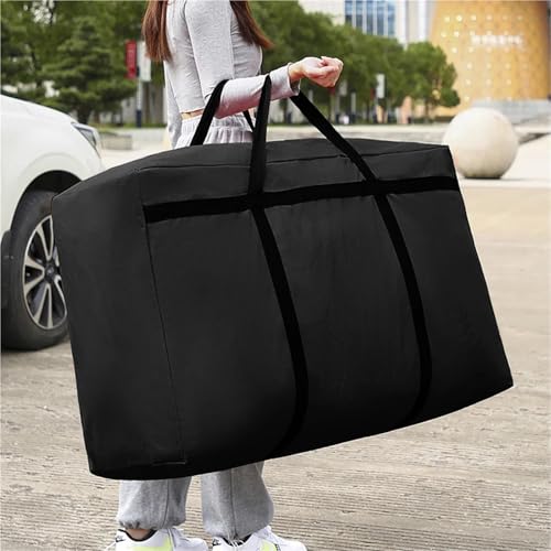 Bolsa de mudanza impermeable XL 160L de gran capacidad para ropa y equipaje 7