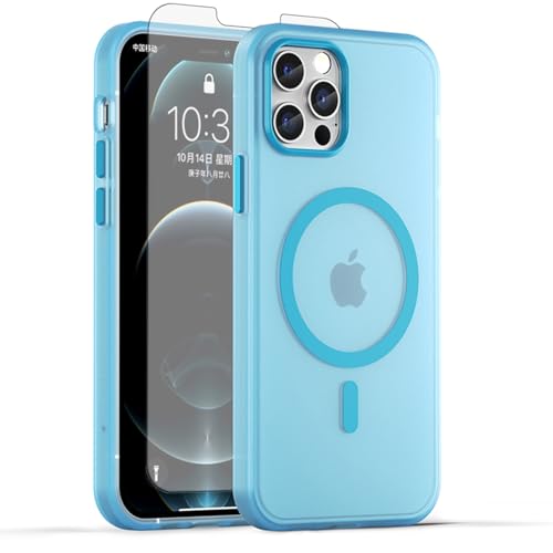 Coque iPhone 12 Pro anti-rayures avec vitre écran et aimant MagSafe