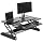 Varidesk Tall 40 Standing Desk Converter for Users Up to 6'6" - Fits Dual Monitors (40" Wide) + Keyboard (28" Deep), 9 Height Settings (4¾" to 23"), Supports 35lbs – Delivers Assembled (Black)