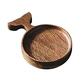 BIUDECO Plato Creativo para Salsa y Condimentos de Madera Estilo Japonés, Forma de Pez, Ligero y Portátil para Aperitivos y Frutas en Cocina y Restaurante