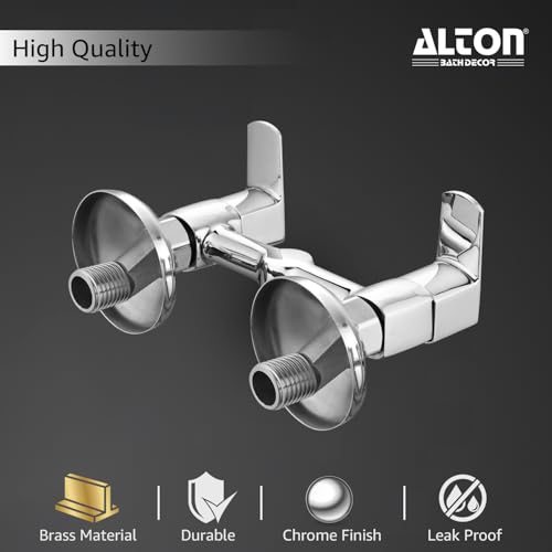 Image of ALTON QDRL5875 Brass, Wall Mixer Non Telephonic, Chrome Finish