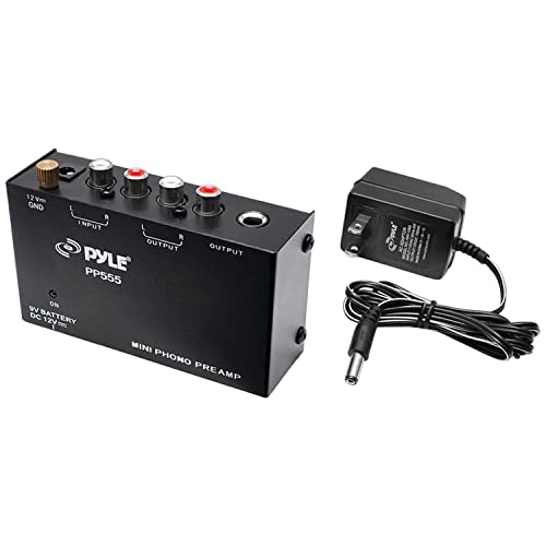 Pyle Pro Ultracompact Phono Turntable Preamp (PYLPP555)