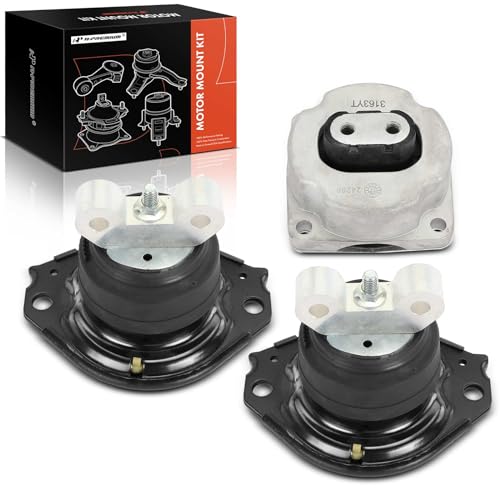 A-Premium 3PCS Engine Motor Mount Transmission Mount Set [Automatic] Compatible