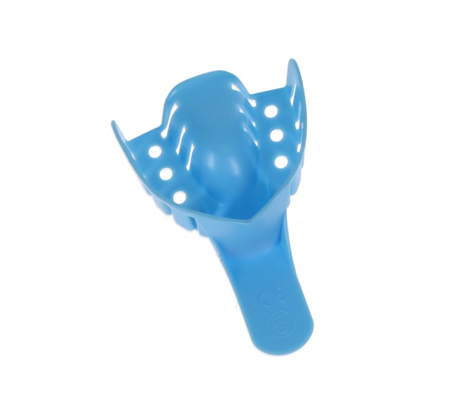 Miniatura 4 de HSB 108109 - Bandejas de impresión dental perforadas, rígidas, fáciles de recortar, desechables y sin distorsiones para impresiones dentales