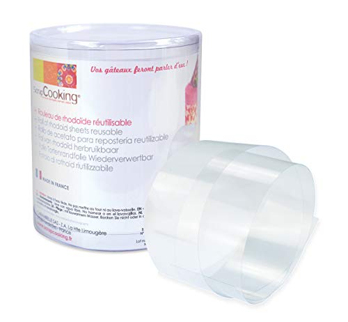 ScrapCooking 9425 - Cinta Rhodoïd para entremeses en PVC Multicolor 9,4 x 6 x 6 cm
