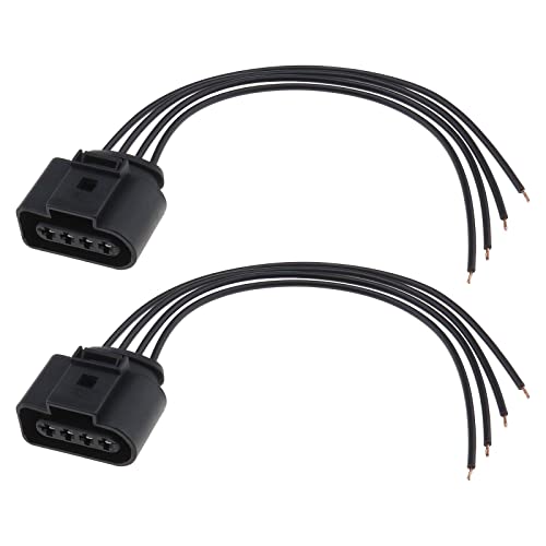 ECSiNG 2 Piezas de Conector de Bobina de Encendido de 4 Pines para Coche Arnés de Cableado 1J0973724 Compatible con Audi Compatible con Skoda Piezas de Bobina de Encendido Automotriz