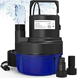 AgiiMan Submersible Water Pump - 2HP 3500GPH Pool Cover Pump, 25FT Cord Sump Pump for Dirty Water Removal, Basements, Floods and Hot Tub Water Removal