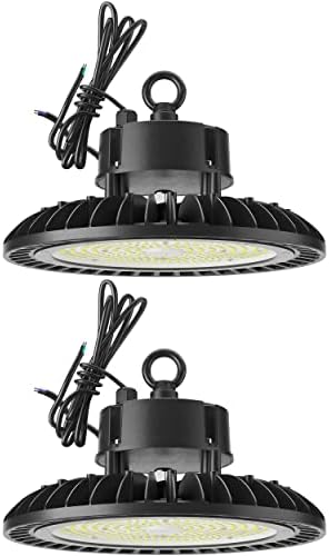Sunco Lighting UFO LED Excessive Bay Gentle, Lighting for Warehouse, 6000K Daylight Deluxe, 240W, 33500 LM, 100-277V, Dimmable 1-10V, IP65 Waterproof, Tremendous Brilliant, UL 2 Pack
