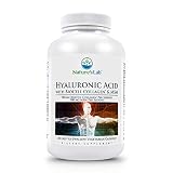 Nature's Lab Hyaluronic Acid with Biocell Collagen and MSM - Skin Hydration, Joint Health - 120 Caps