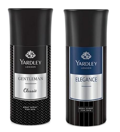 Image of Yardley London Liquid Deodorant For Men Gentleman And Elegance Combo Pack 2 (150 Ml)