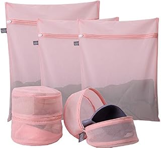 Kimmama Delicates Laundry Bags, Bra Fine Mesh Wash Bag for Underwear, Lingerie, Bra