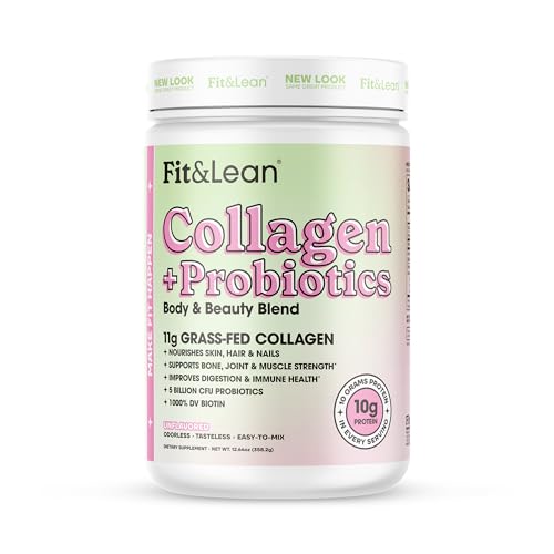 Fit & Lean Collagen Plus Probiotics Powder