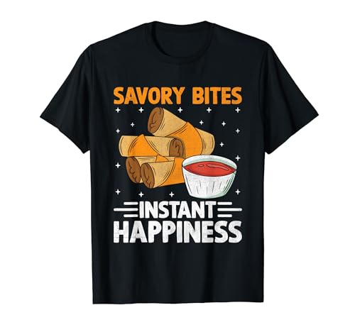 Divertido Lumpia Lover Orgulloso Filipino Comida Snack Rollo Primavera Camiseta