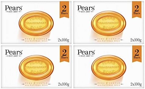 Pears Transparent Amber Soap 125 g (Pack of 12)