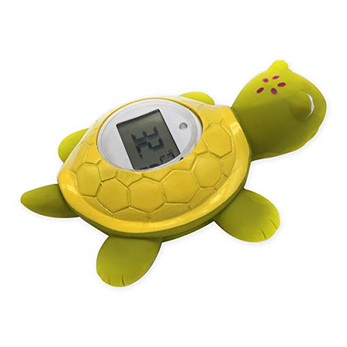 nuby bath thermometer and clock turtle