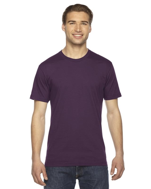 T-shirt en jersey fin American Apparel G2001 lot de 2 respirant et durable taille M