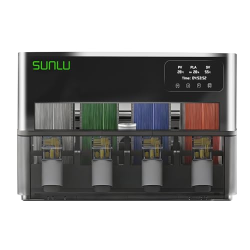 Image of SUNLU Filament Dryer, AMS Heater, Compatible with Bambu Lab AMS 1.0, Enables Drying While Printing, Drying evenly & 70℃ Fast Heating, 4-roll Capacity (AMS Not Included)