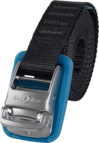 Nite Ize CamJam Tie Down Strap, One-Of-A-Kind Zinc Alloy Buckle + Extra Strong Webbing, 700LB Load Limit, 6 FT Webbing