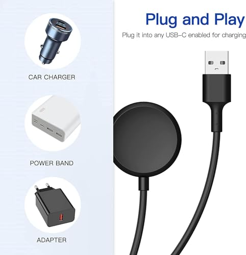 Base de carga para Google Pixel Watch solución ante olvidos con doble cable USB 6
