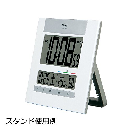 Seiko Clock Wall Clock/Table Clock, Radio-controlled, Digital, Calendar, Comfort - Picture 3 of 6