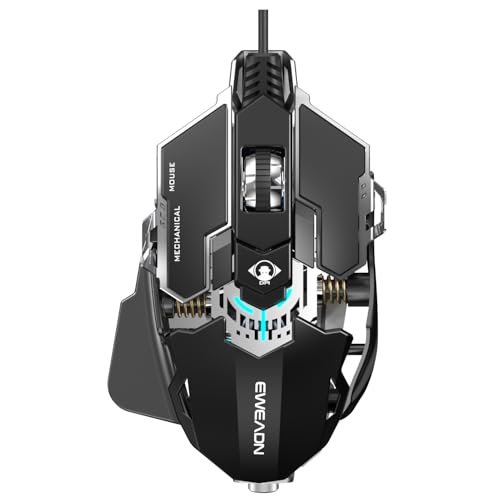 Souris de jeu filaire ergonomique pour éviter la fatigue du poignet sur Windows