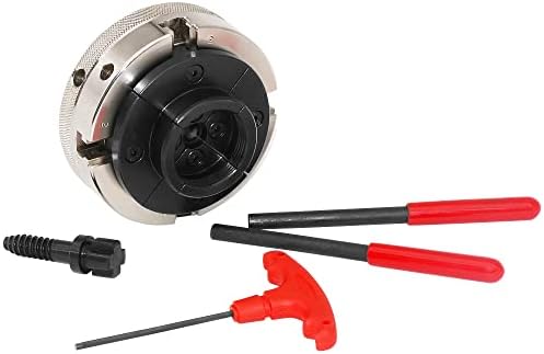 4 inch C-Series Chuck 4 Jaws Wood Lathe Chuck Self-centering Woodturning Lathe Chuck 1 x 8TPI Thread Lathe Chuck