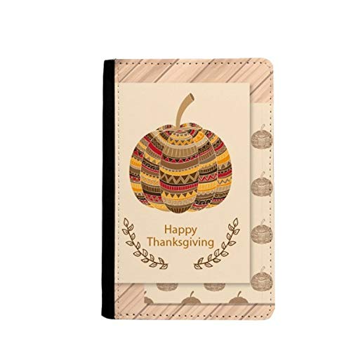 Étui portefeuille de voyage rose imprimé Happy Thanksgiving Day