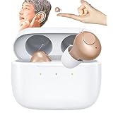 健康総研 集音器 【2026年新設計・ワンボタン式・イヤホンタイプ】 耳穴 高齢者 しゅうおんき 音量調整・簡単操作 最大約18時間連続使用 目立たない 片耳/両耳 ケース付 200時間の充電が可能 人間工学 軽量 快適 USB充電式 ギフト プレゼント 贈り物 祖父 祖母 日本語取扱説明書 (ワンボタンイヤホン式)