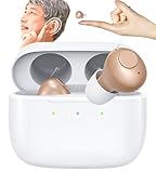 健康総研 集音器 【2026年新設計・ワンボタン式・イヤホンタイプ】 耳穴 高齢者 しゅうおんき 音量調整・簡単操作 最大約18時間連続使用 目立たない 片耳/両耳 ケース付 200時間の充電が可能 人間工学 軽量 快適 USB充電式 ギフト プレゼント 贈り物 祖父 祖母 日本語取扱説明書 (ワンボタンイヤホン式)