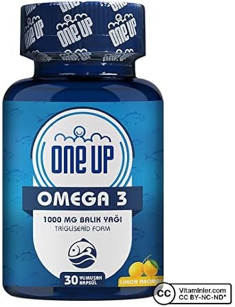 One Up Omega 3 1000 Mg 30 Capsule LEMON Color