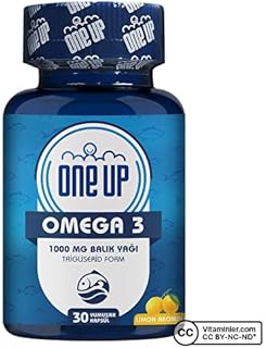 One Up Omega 3 1000 Mg 30 Kapsül LİMON Renkli