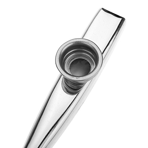 KKmoon Kazoo Liga De Alumínio De Metal com 5 pcs Flauta Diafragma Presente para Crianças Amantes de