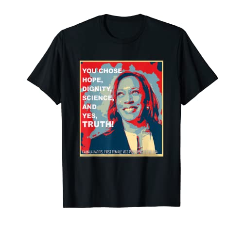 Camicia Kamala Harris Camicia Victory Speech You Chose Hope Maglietta