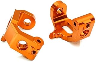 Integy RC Model C28350ORANGE Billet Machined Caster Blocks for Traxxas 1/10 4-Tec 2.0