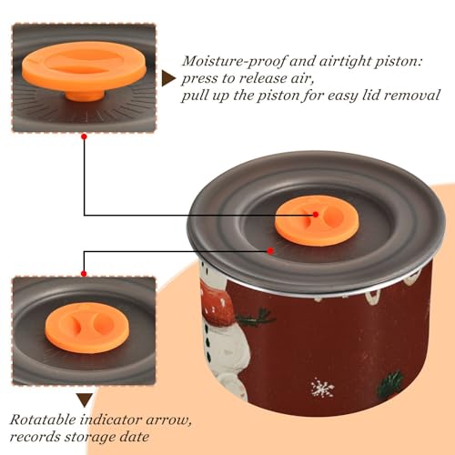 Contenedor Hermético para Café de Acero Inoxidable 500ml miniatura 4