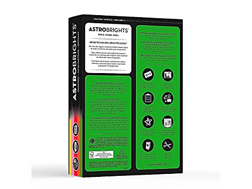 Wausau papel Astrobrights para proyectos escolares y cartelería de oficina 3